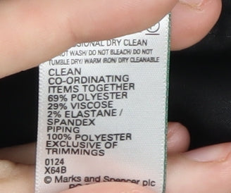 Marks and Spencer Men's Black Dress Pants 34 XL