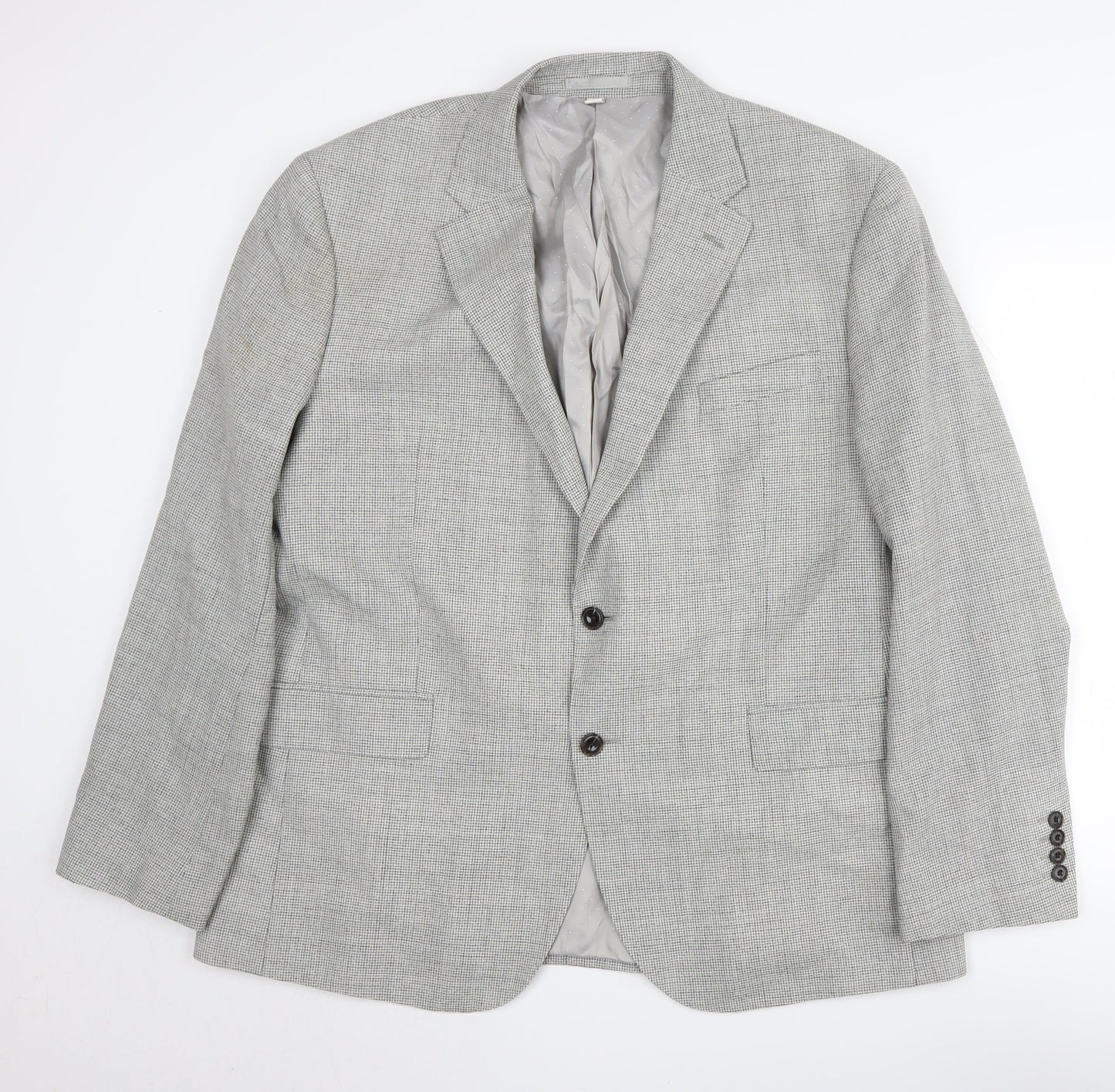 Mens UK Size 46 Marks and Spencer Regular Grey Suit Jacket