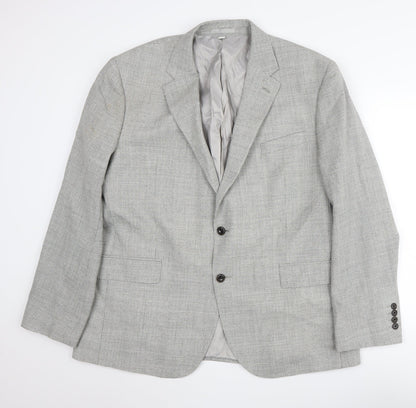 Mens UK Size 46 Marks and Spencer Regular Grey Suit Jacket