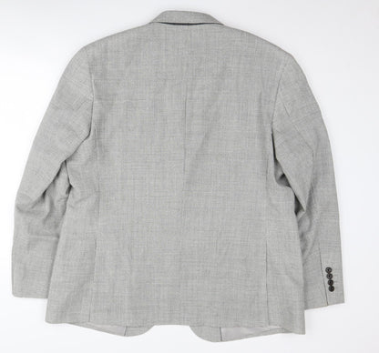 Mens UK Size 46 Marks and Spencer Regular Grey Suit Jacket