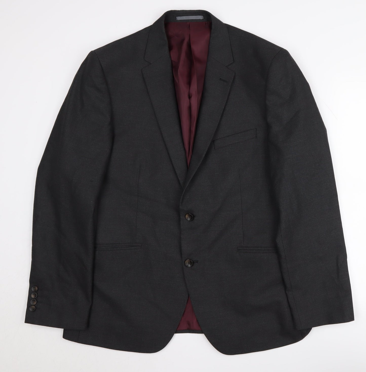 Mens UK Size 42 Marks and Spencer Regular Black Suit Jacket
