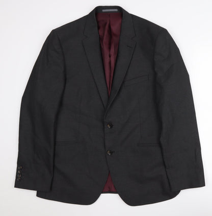 Mens UK Size 42 Marks and Spencer Regular Black Suit Jacket