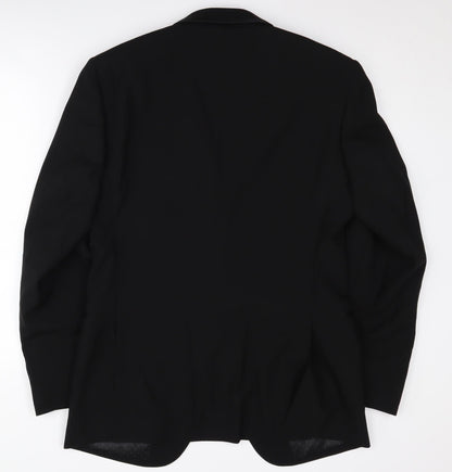 Mens UK Size 38 Moss 1851 Regular Black Suit Tuxedo