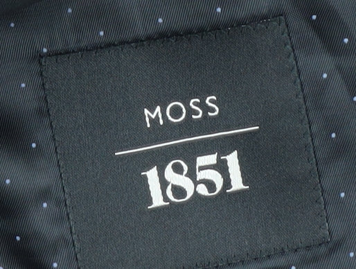 Mens UK Size 38 Moss 1851 Regular Black Suit Tuxedo