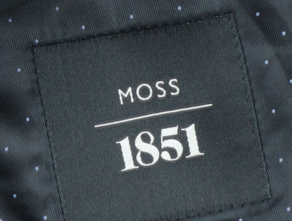 Mens UK Size 38 Moss 1851 Regular Black Suit Tuxedo
