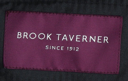 Brook Taverner Men's Black Formal Shorts, Size 36U/46