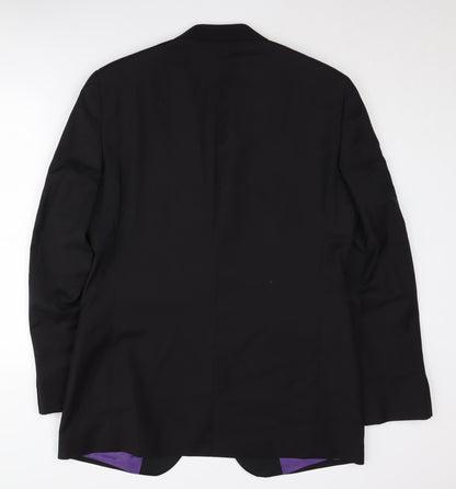 Mens UK Size 40 T.M.Lewin Regular Black Suit Tuxedo