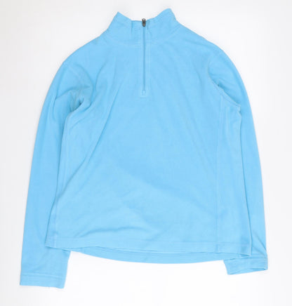 Columbia Women's Blue Fleece Sweatshirt - Size L