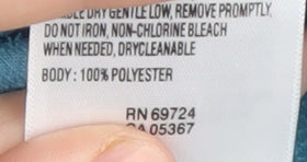 Columbia Women's Blue Fleece Sweatshirt - Size L