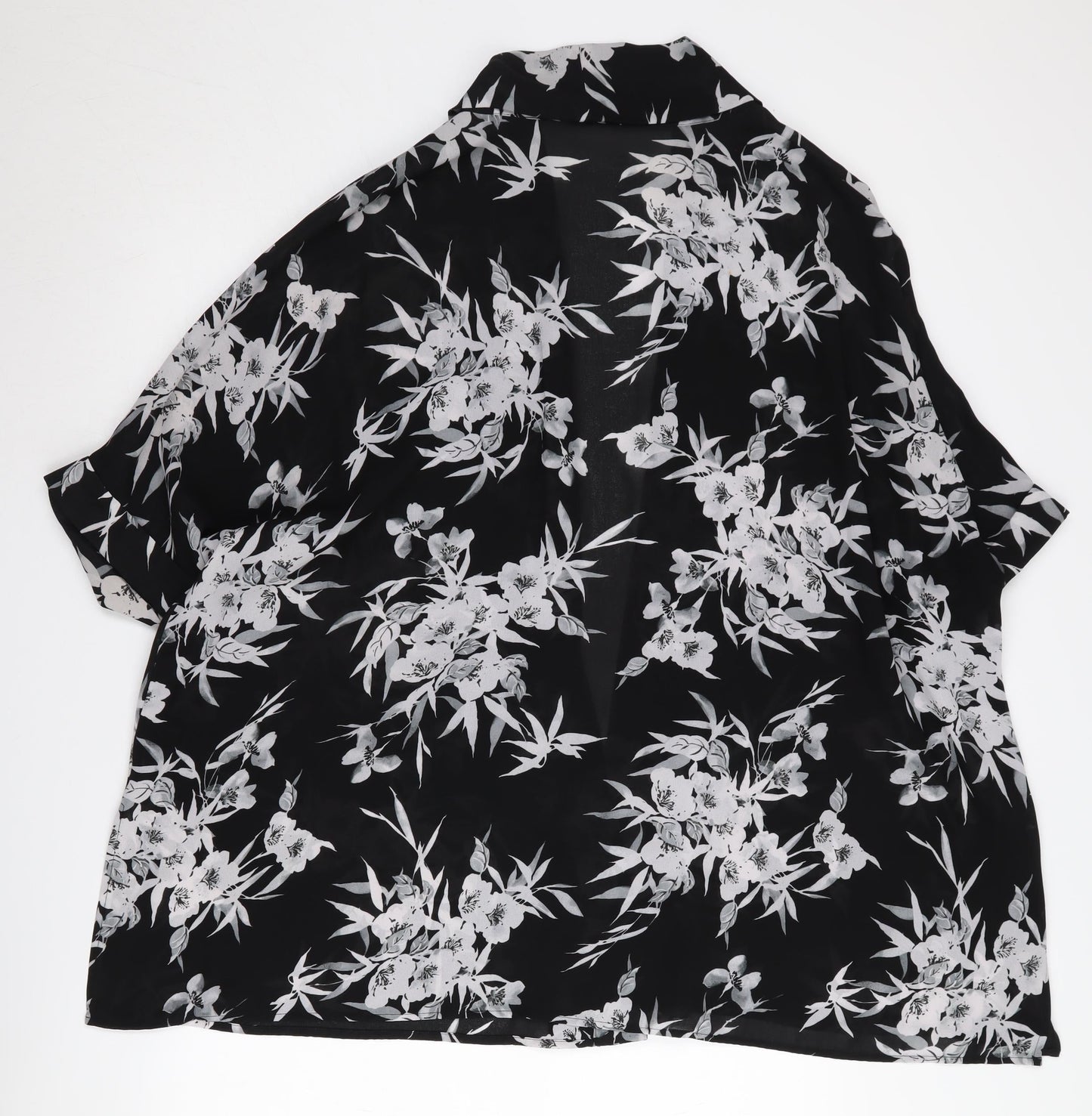 Womens UK Size S Jacques Vert Black Cape Jumper