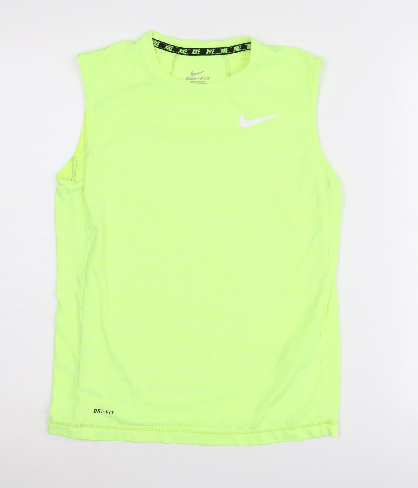 Nike Unisex Green Athletic Tank - L, Breathable Activewear