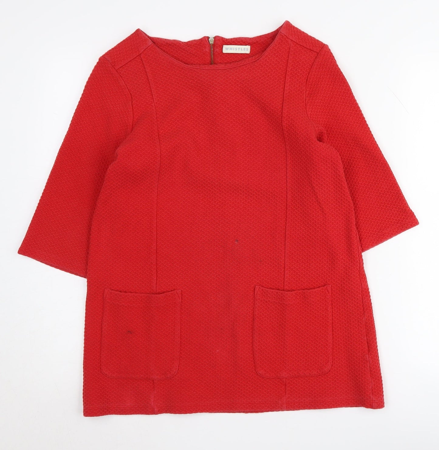 Womens UK Size 12 Whistles Red Basic Blouse