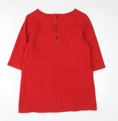 Womens UK Size 12 Whistles Red Basic Blouse