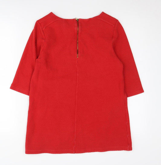 Womens UK Size 12 Whistles Red Basic Blouse