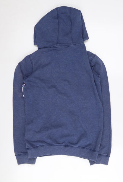 Mountain Warehouse Girls Blue Pullover Hoodie, Size 13-14, Graphic Style