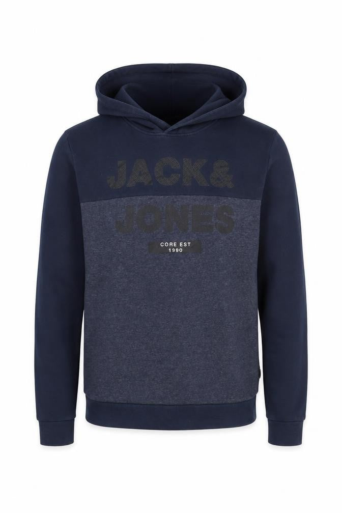 Mens UK Size M JACK & JONES Blue Pullover Hoodie