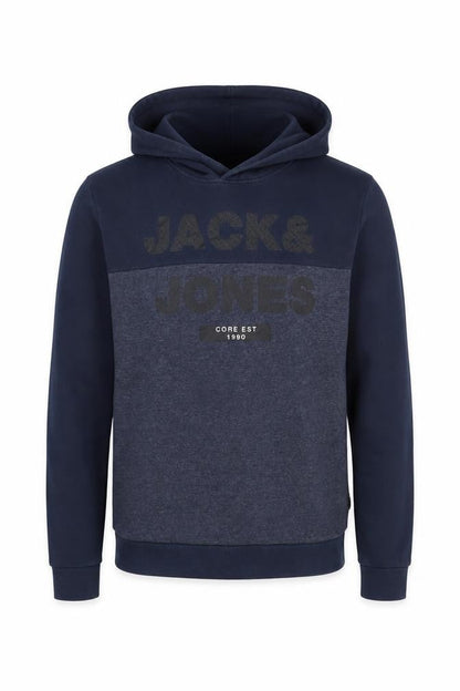 Mens UK Size M JACK & JONES Blue Pullover Hoodie