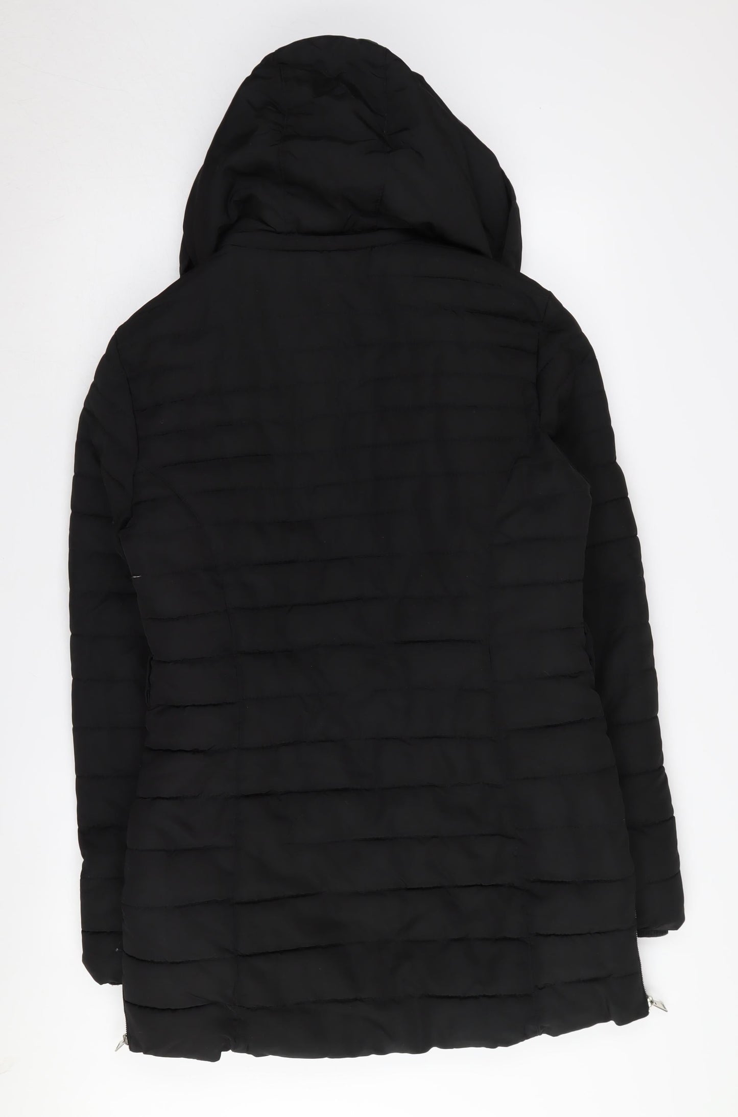 Womens UK Size 12 Golddigga Black Puffer Jacket