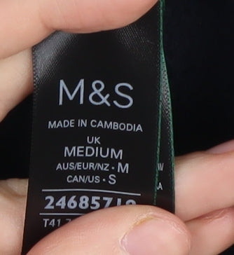 Womens UK Size M Marks and Spencer Black Basic Jacket