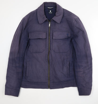 Mens UK Size S Faguo Blue Basic Jacket