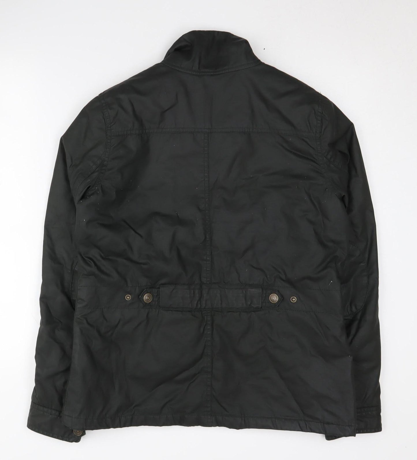 Womens UK Size 10 H&M Black Military Jacket