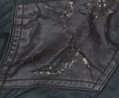 Womens UK Size 10 H&M Black Military Jacket