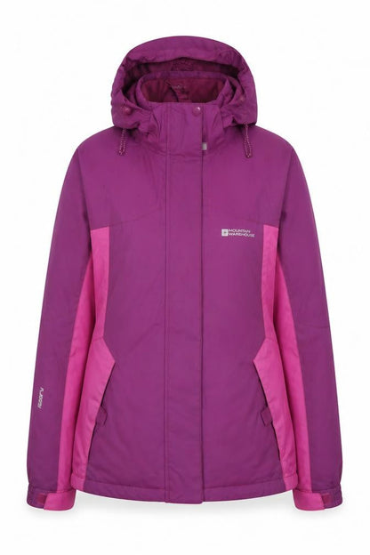 Womens UK Size 10 Mountain Warehouse Purple Anorak Coat