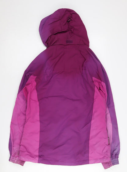 Womens UK Size 10 Mountain Warehouse Purple Anorak Coat