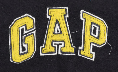 GAP Boys Black Hoodie Pullover Fleece 6-7 Years