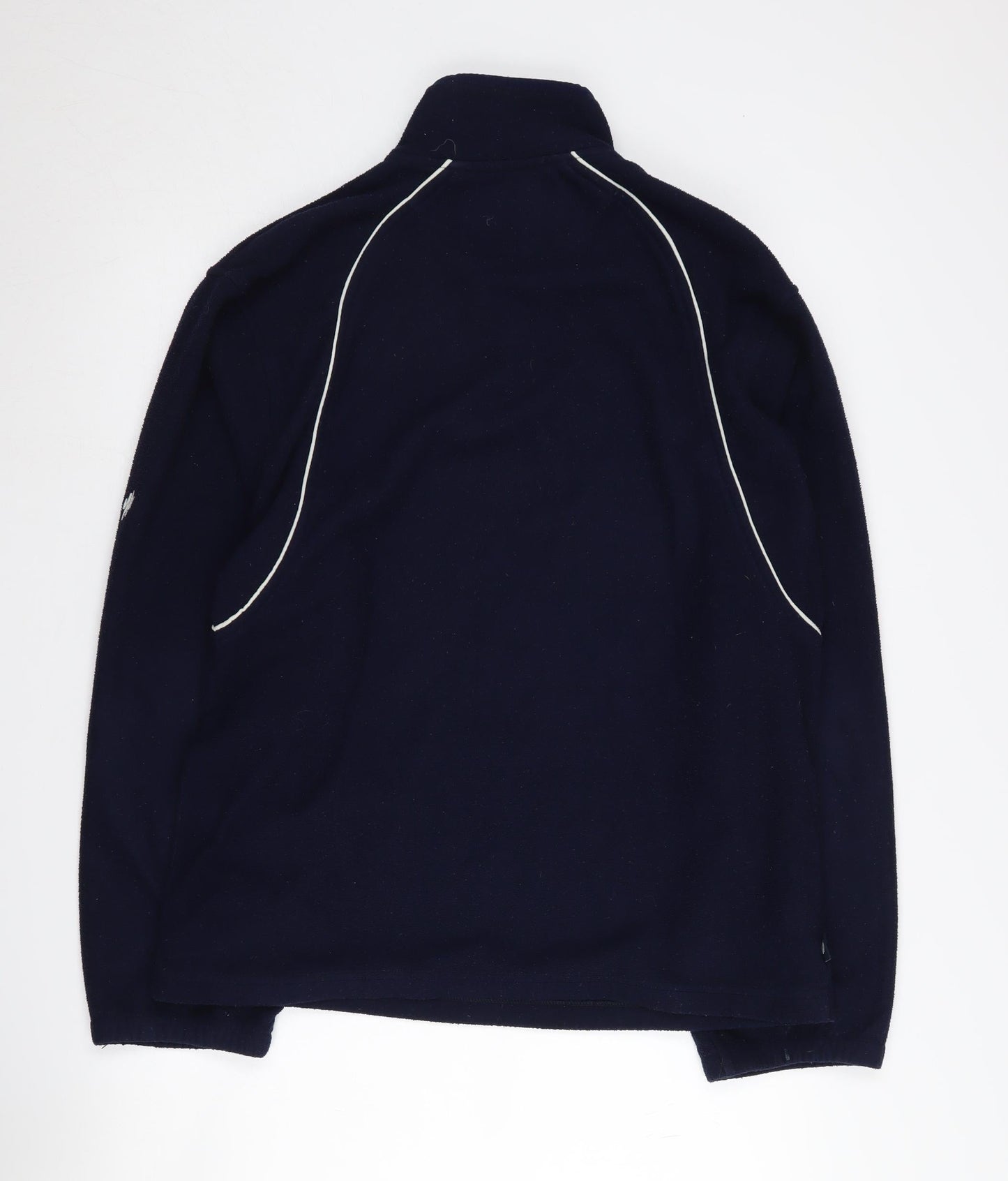 Mens UK Size M Marks and Spencer Blue 1/4 Zip Sweatshirt