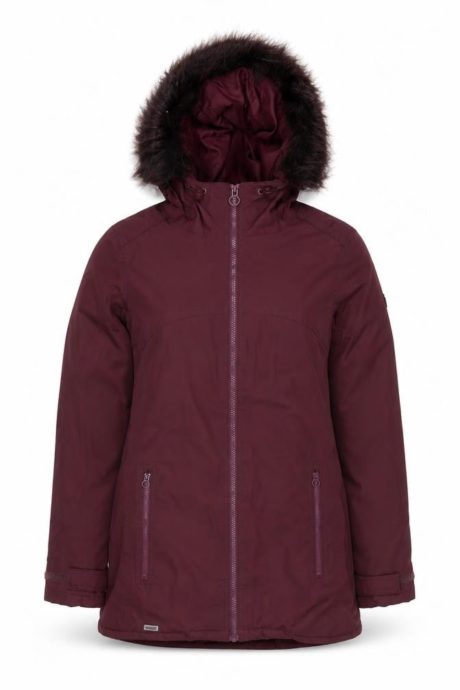 Womens UK Size 10 Regatta Purple Parka Coat