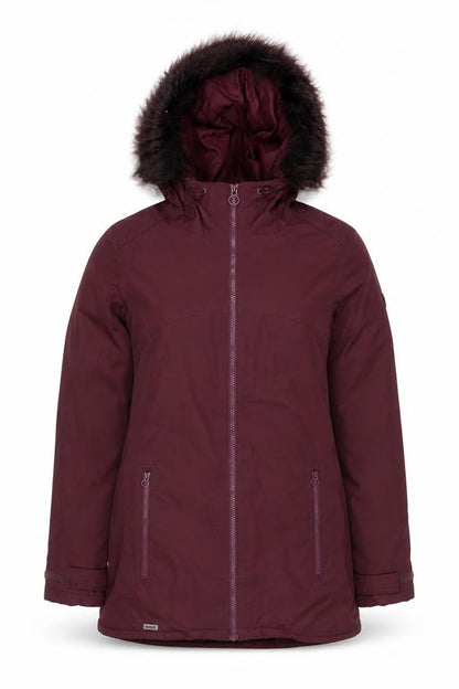 Womens UK Size 10 Regatta Purple Parka Coat
