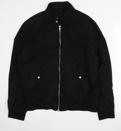 Mens UK Size L H&M Black Basic Jacket