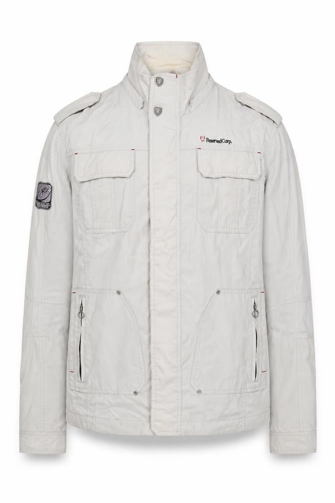 Mens UK Size L Reserved Corp Beige Basic Jacket