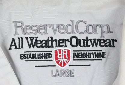 Mens UK Size L Reserved Corp Beige Basic Jacket