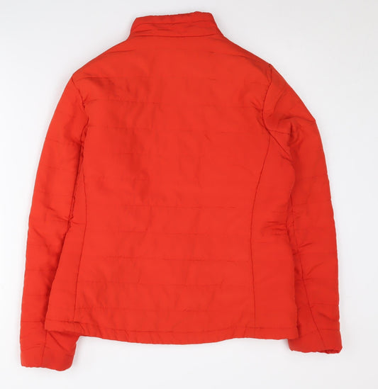 Womens UK Size 12 Marks and Spencer Red Puffer Jacket