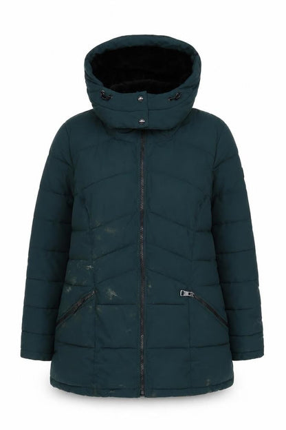Womens UK Size XL Andrew Marc Green Puffer Jacket