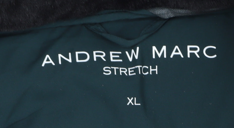 Andrew Marc Women's Green Puffer Jacket XL