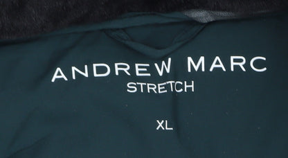Andrew Marc Women's Green Puffer Jacket XL
