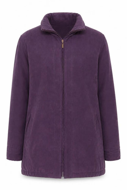 Klass Collection Women's Purple Full Zip Jacket M