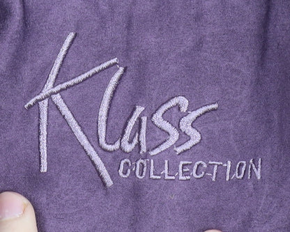 Klass Collection Women's Purple Full Zip Jacket M
