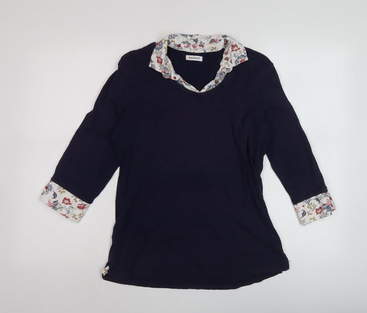 Womens UK Size M Damart Black  Blouse