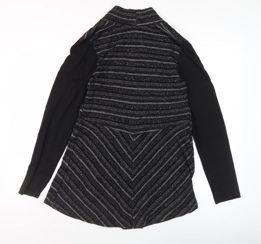Womens UK Size 10 Per Una Black Cardigan Jumper