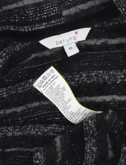 Womens UK Size 10 Per Una Black Cardigan Jumper