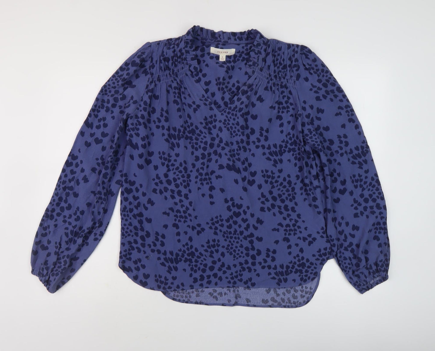 Womens UK Size 8 Marks and Spencer Blue  Blouse