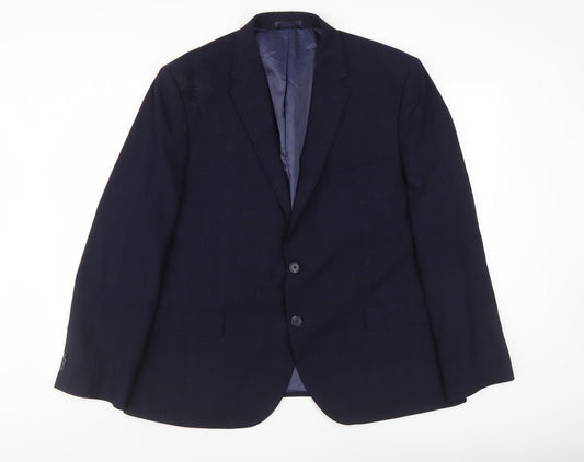 Mens UK Size 36 Marks and Spencer Regular Blue Suit Jacket