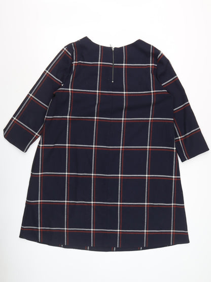 Phase Eight Women's Multicoloured Plaid Shift Dress, Size 12