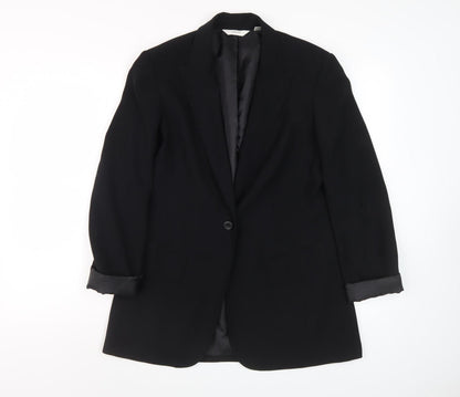 Womens UK Size 8 NEXT Black Single-Breasted