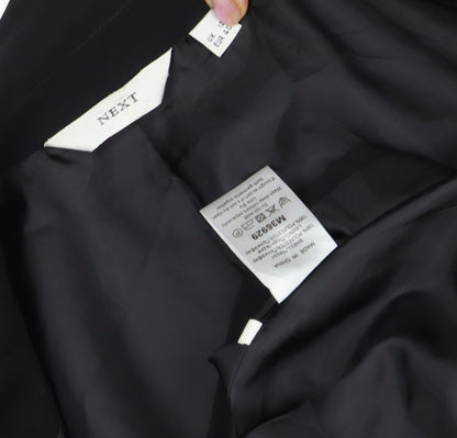 Womens UK Size 8 NEXT Black Single-Breasted
