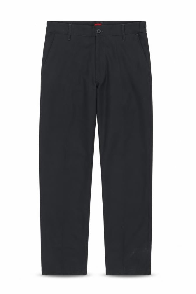 Mens UK Size 32W 31L Slazenger Classic Fit Workwear Casual Black Trousers